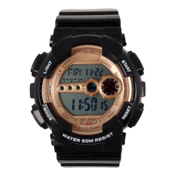 Digital 50mm Silicone Band Watch - 8789-DG