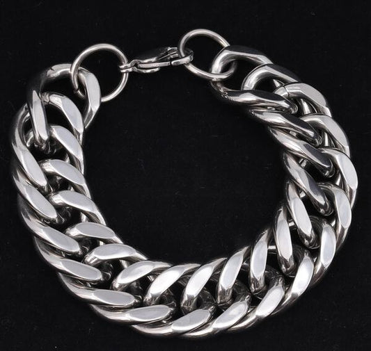 16mm Solid Cuban Bracelet - CSBR-606