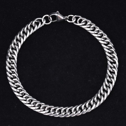 9mm Solid Cuban Bracelet - CSBR-501