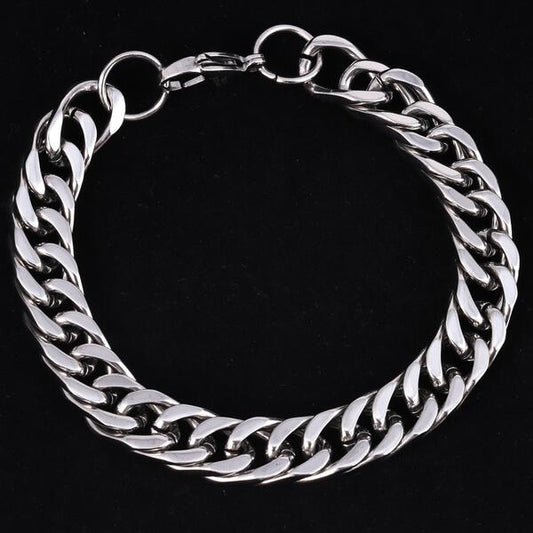 12mm Solid Cuban Bracelet - CSBR-503