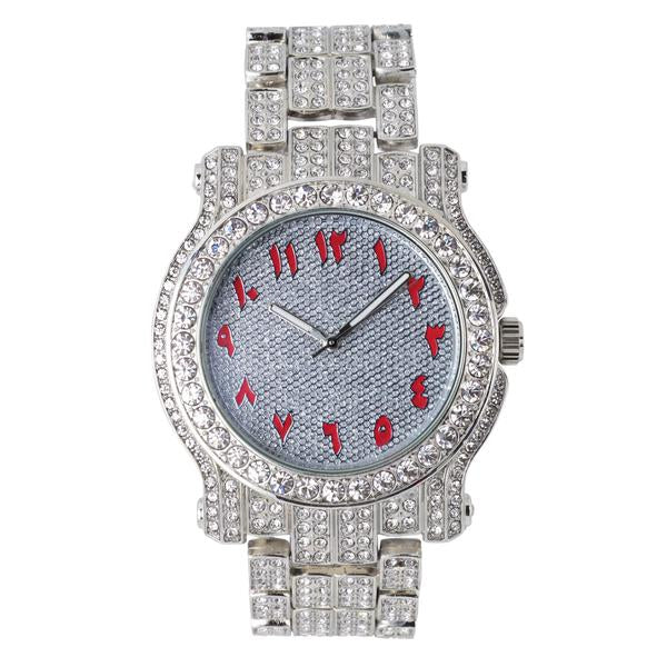 Urban Arab Dial 44mm Metal Band Watch - 7341B-MB