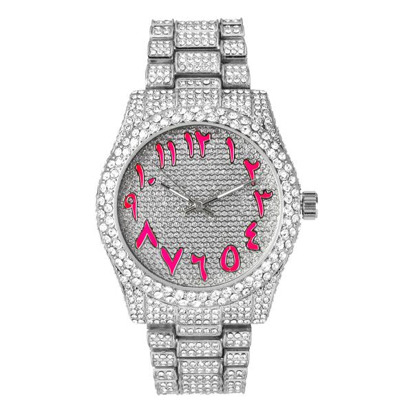 Urban Arab Dial 42mm Metal Band Watch - 9479C-MB