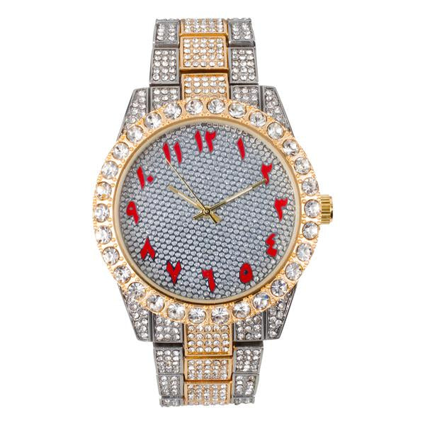 Urban Arab Dial mm Metal Band Watch - 9034B-MB