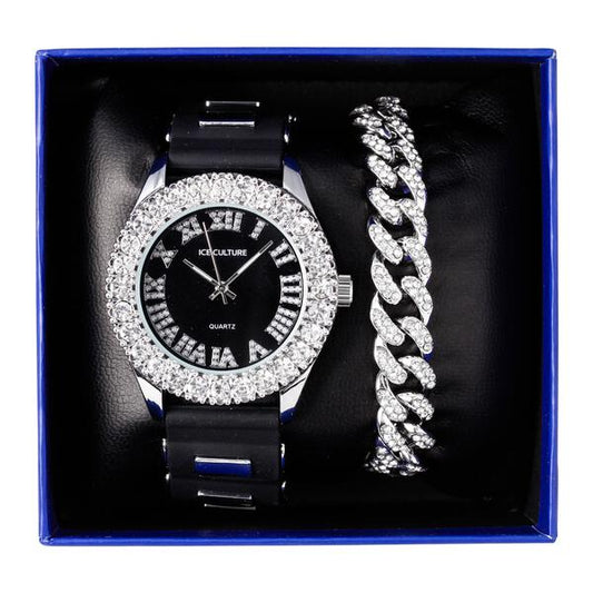 Watch and Bracelet Gift Set - 8732X-121