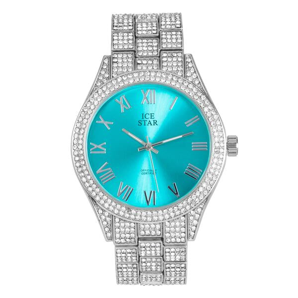 Urban Iced Out 44mm Metal Band Watch - 9120-1-TB
