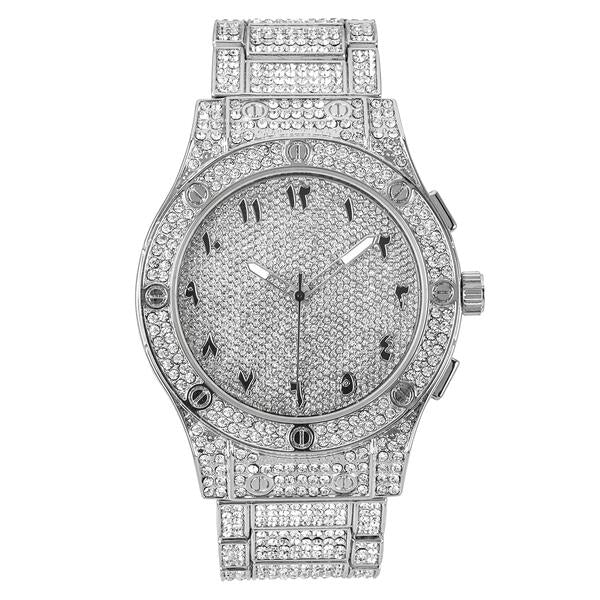 Urban Arab Dial 44mm Metal Band Watch - 9195K-MB