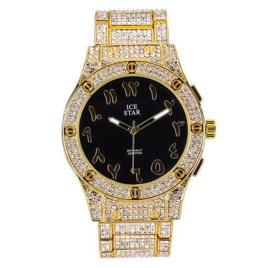 Urban Arab Dial 44mm Metal Band Watch - 9195T-MB