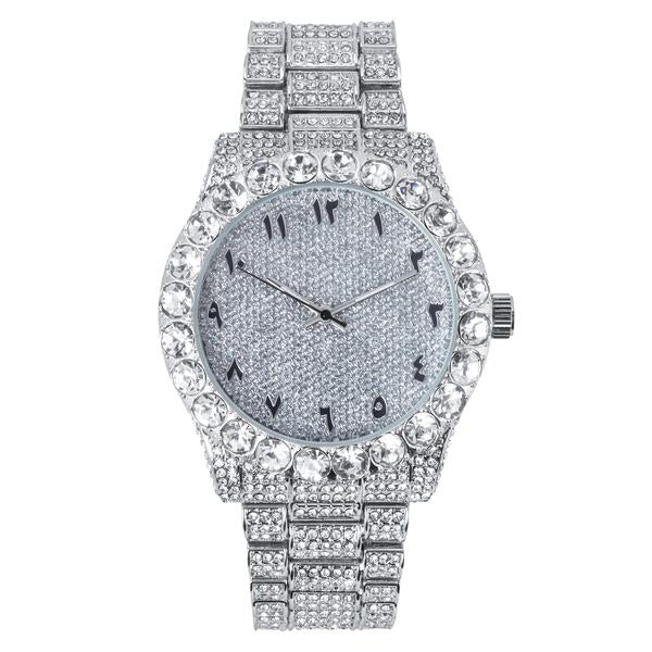 Urban Arab Dial 42mm Metal Band Watch - 9482K-MB