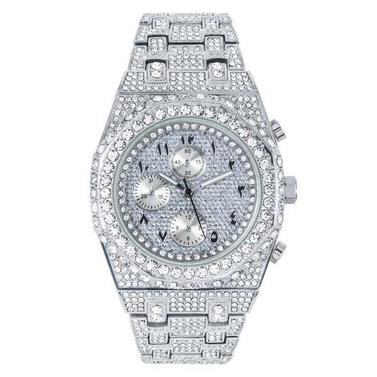 Urban Arab Dial 43mm Metal Band Watch - 9691-MB