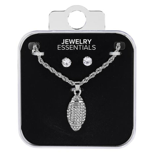 Mens Football Necklace with Studs - DD-372