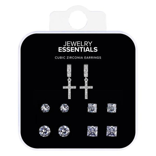 Mens Dangling Cross 5-Pack Set - MCET-502 G