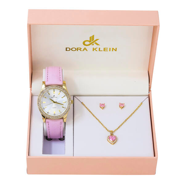 Ladies -Leather-Watch-and-Matching-Heart-Earring-and-Necklace-Set-LPER