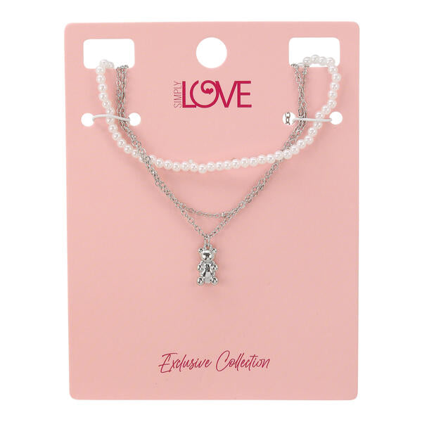 Ladies 3on Necklace Set - LNS-008