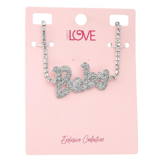 Ladies Baby Tennis Necklace - LNS-015