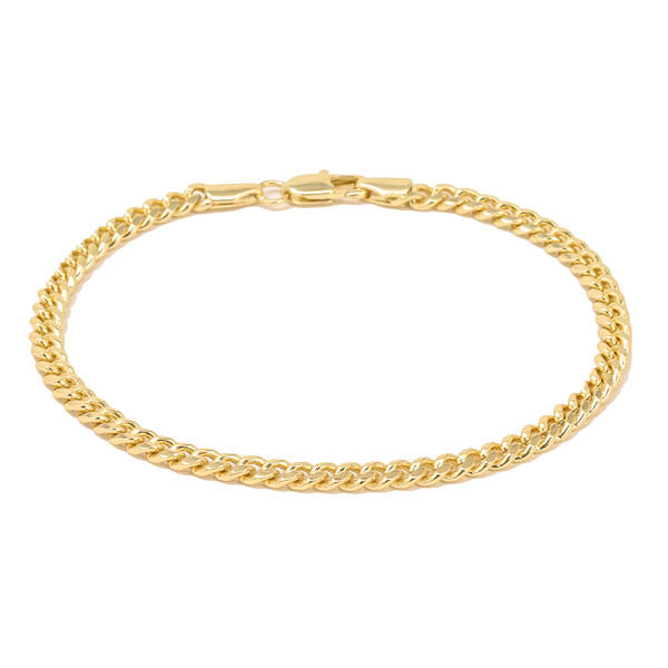 4mm Solid Cuban Bracelet - NBC-204