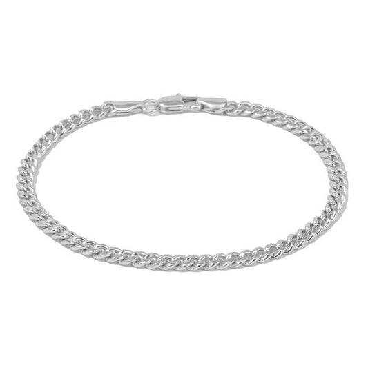 4mm Solid Cuban Bracelet - NBC-204