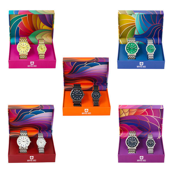 His and Her Matching Watches Assorted 50-Pack Case - mshh8494MB_Asst