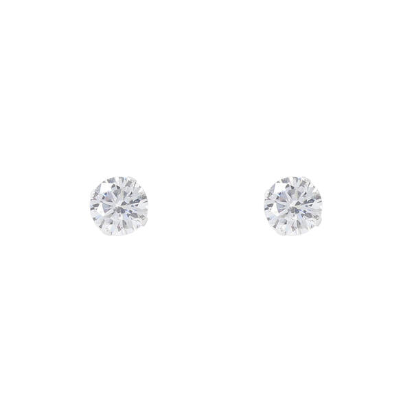 5mm Round Stud Sterling Silver Earring - CE 005 SV