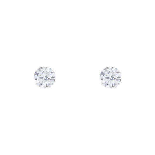 9mm Round Stud Sterling Silver Earring - CE 009 SV