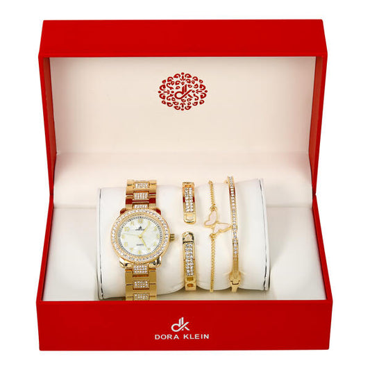 Ladies Watch and 3on Bracelet Set - L4W-105