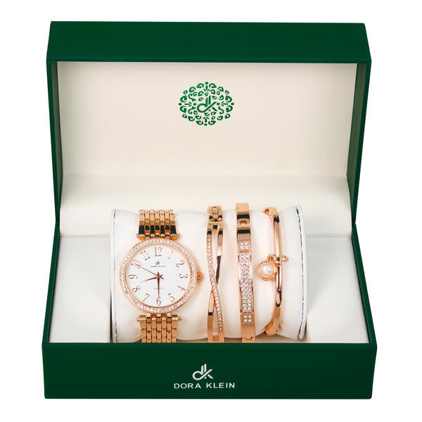 Ladies Watch and 3on Bracelet Set - L4W-101