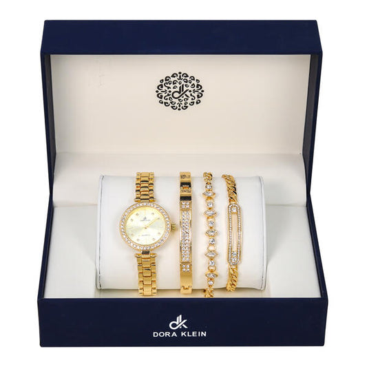 Ladies Watch and 3on Bracelet Set - L4W-104