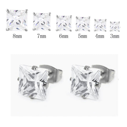 6mm Square Studs - SE-303