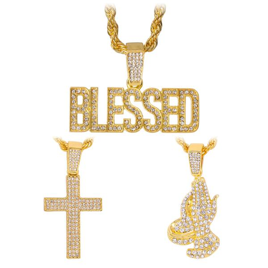 3-Pendant Necklace Set - HC3-150