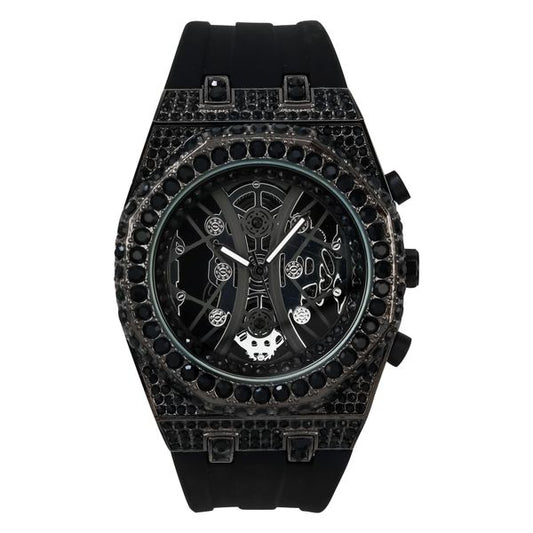 Urban 43mm Silicone Band Watch - 9709C-SB