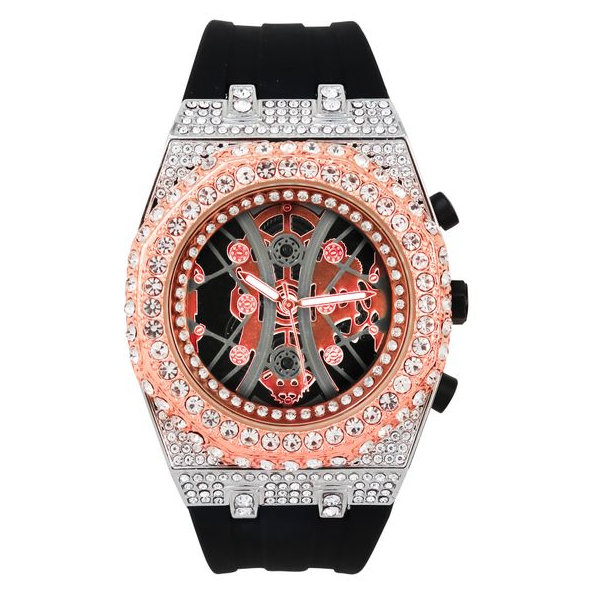 Urban 43mm Silicone Band Watch - 9709C-SB