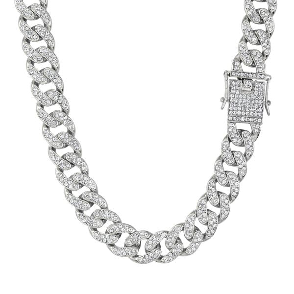 15mm Iced Cuban Chain - HSCH-221