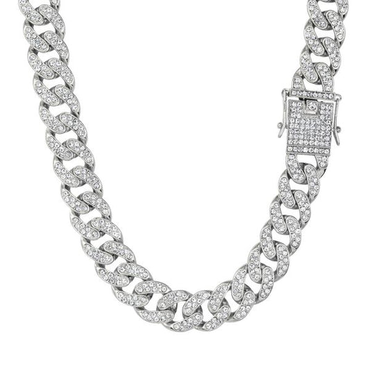 15mm Iced Cuban Chain - HSCH-221