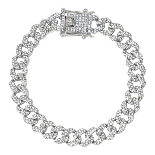 10mm Iced-Out Brcelets - IOCH-209-B