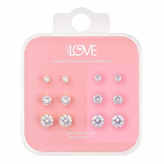 Carded 6on Earring Sets - CET-211