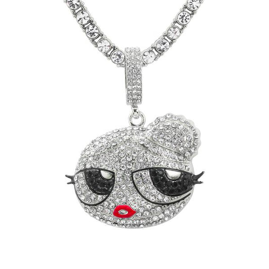 Carded 5K Pendant with Tennis Chain - 101-22