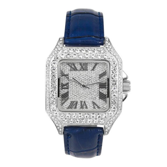 Urban Iced Out Square Watch - 10088-LB