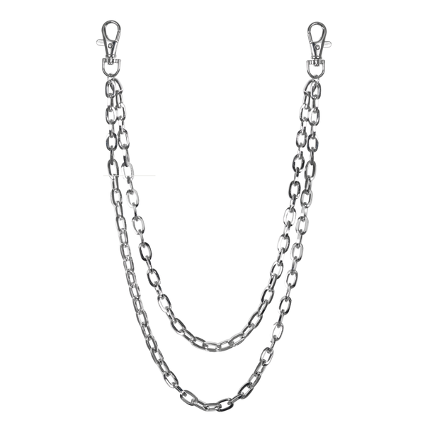 9mm Double-Chain Hermes Link Pant 18" & 22" - BKC-204 S