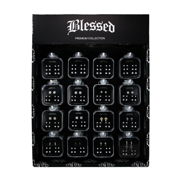Mens Earring PDQ - 64pcs per PDQ - ME-101
