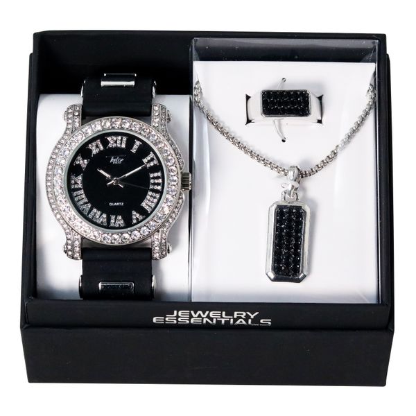 Watch, Necklace & Ring Gift Set - W1K3-106