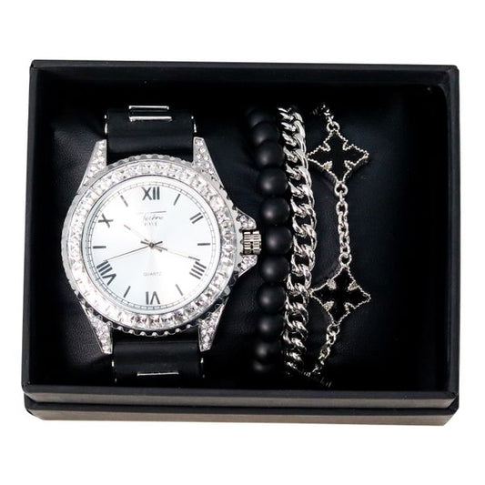 Watch & 3 Bracelet Gift Set - WBR-402