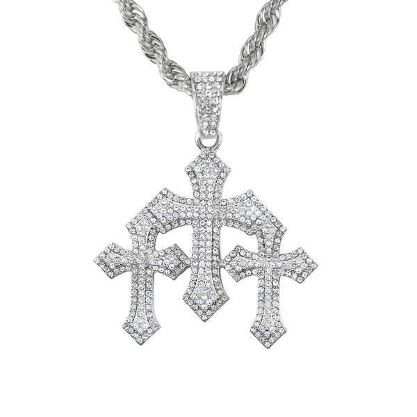Triple Cross Pendant - RC-1020