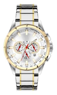 Stainless Steel 3ATM 48MM MB Chronograph Watch - 9978 MB