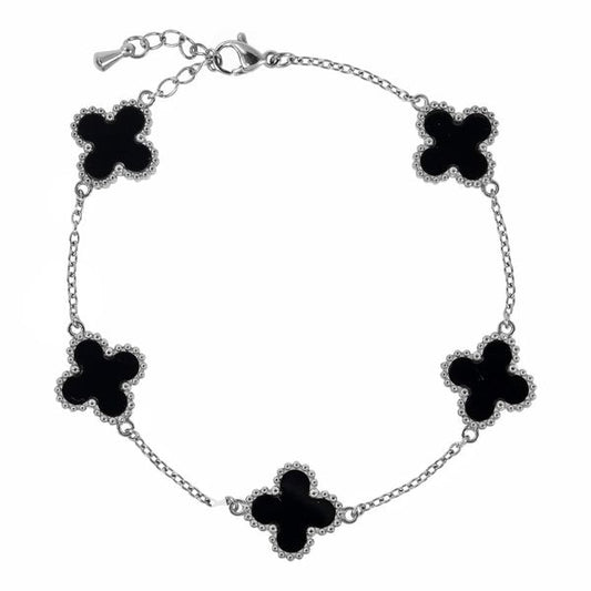 13mm Stainless Steel Clover Bracelet - SSBR-101