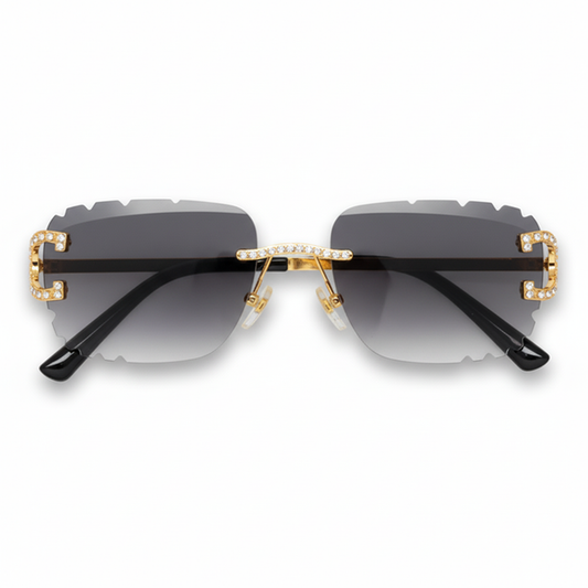 Smoke Gradient Lens Ice Sunglasses - ASG-460