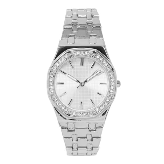 Ladies Iced Out Watch - 10343-MB
