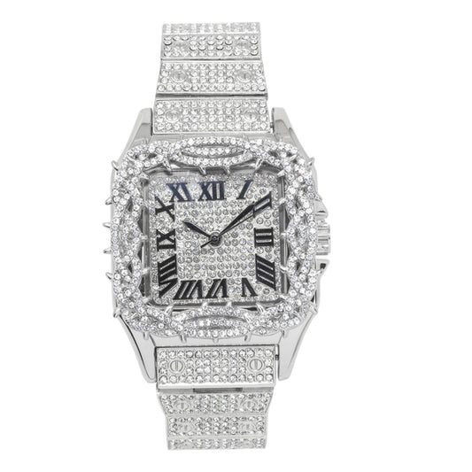 Urban Square Metal Band Watch - 10178B-MB