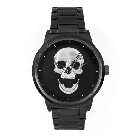 Classic Skull Metal Band Watch - 10026-MB