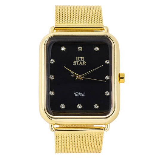 Classic 39mm Square Mesh Watch - 8382D-MS
