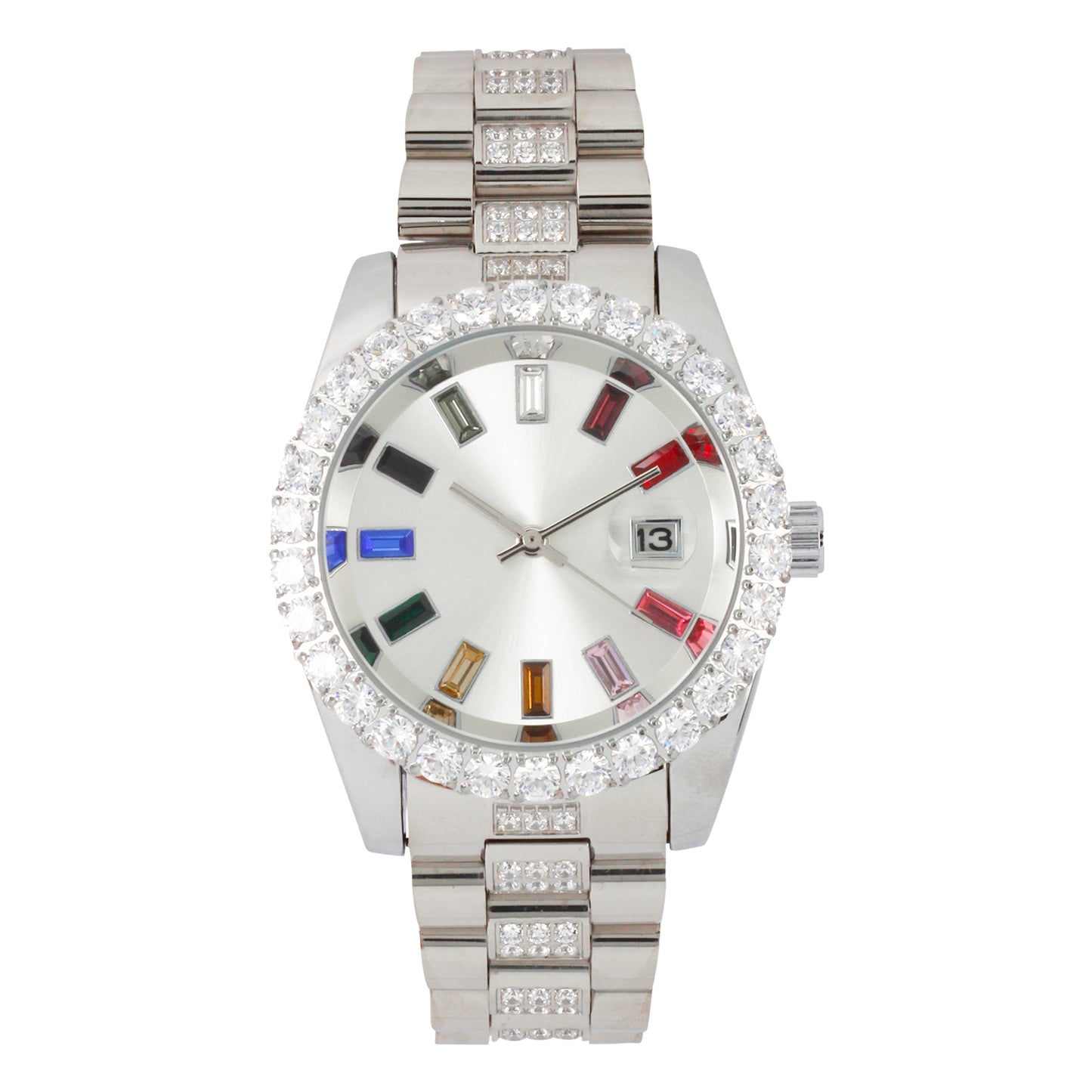 Icedout SS Quartz 40MM MB Watch - 9514B MB
