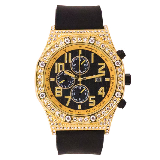 Urban 46mm Silicone Band Watch - 9632-SB